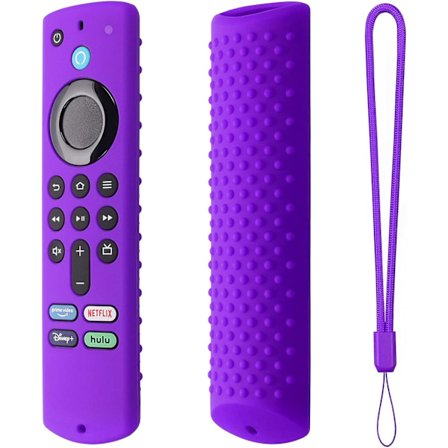 Violte erstatningssilikon TV-fjernkontrollveske vaskbar