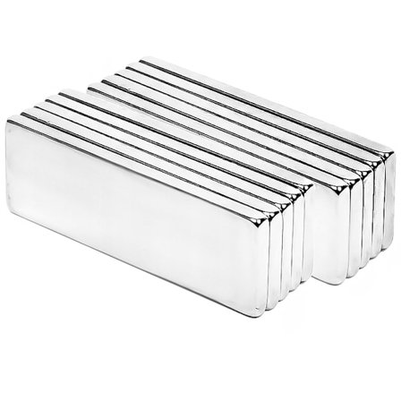 10 stk Super stærke rektangulære neodymmagneter