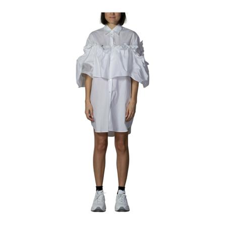 MM6 Maison Margiela Shirt Kjole Hvid, Dame