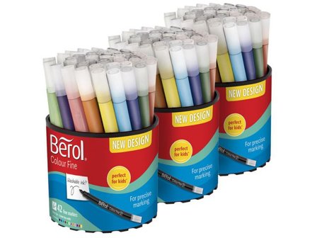 Berol Fiberpenna Colorfine 42x3/fp - Lyreco - Skola och förskola - Pennor och tillbehör - Fiberpennor - Standard