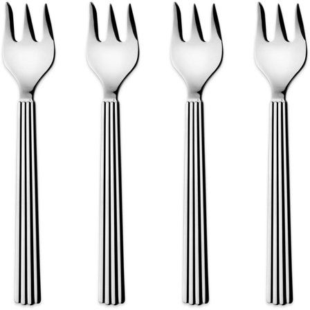 Georg jensen Bernadotte kagegafler, 4 stk. - Blankt stål | KitchenOne