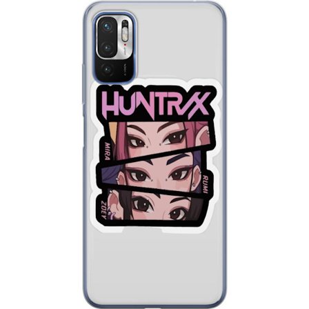 Kompatibel Mobilcover til Xiaomi Redmi Note 10 5G K-pop-inspireret futuristisk pigegruppe i neonlys og kosmisk sci-fi scene