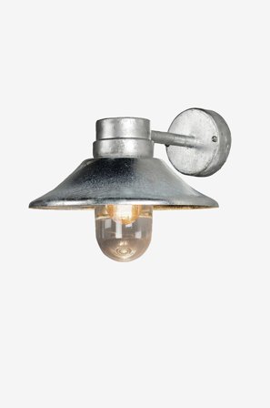 Konstsmide - Vägglykta Vega höjd 26,5 cm - Grå - Fasadbelysning - Från Homeroom