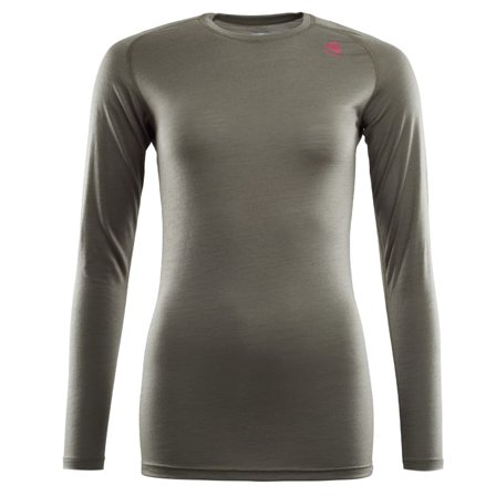 Aclima LightWool Crew Neck Women Women base layer tops Green XS