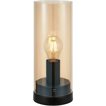 Markslöjd - Bordlampe POST 12cm svart/amber 108735 Amber