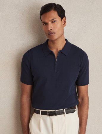 Reiss Berkley - Navy - M