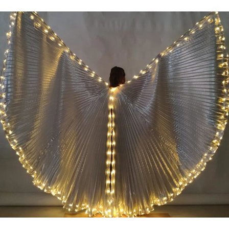 Led-valolliset vatsatanssisiivet esiintymisrekvisiitta fluoresoiva tanssi}F2{