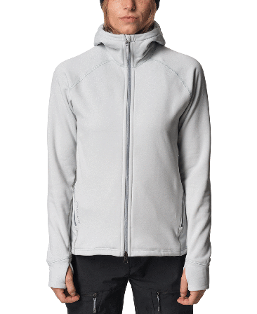 Houdini W's Power Houdi Glacier Gray