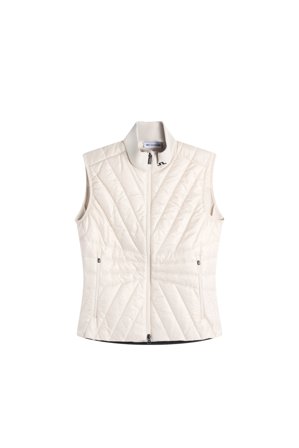 J.Lindeberg - Holma Quilt Hybrid Vest - Golf - Grey - Women - M