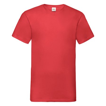Fruit Of The Loom Mens Valueweight V-Neck, Kortärmad T-shirt