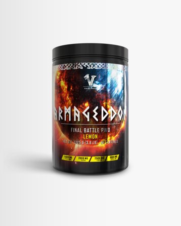 3 x PWO Pre workout - Viking Power Armageddon - Lemon