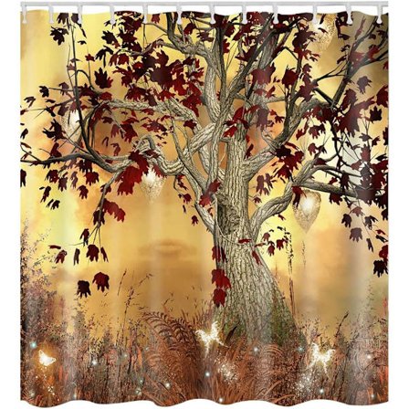 Duschdraperi med krokar Hög kvalitet Vattentät Mögelbeständig E