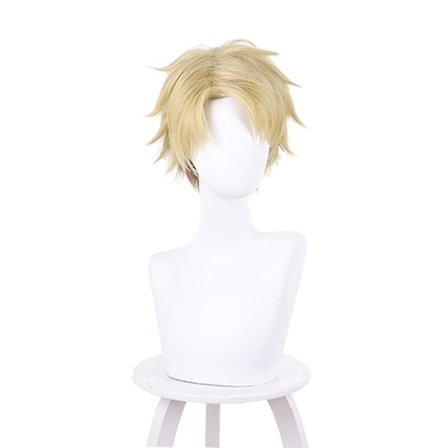 L-email Wig Spy Family Loid Forger Cosplay Wigs Light Yellow Colo