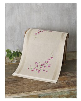 Broderikit Lila Blomster