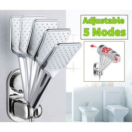 *Duschhållare Sugkopp Stor Adsorptionsförmåga, 5 Justerbar Vinkel*