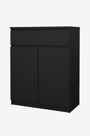 Tvilum - Naia Sideboard 2 dörrar + 1 låda - Paket - Svart - Avlastningsbord & sidobord - Från Homeroom