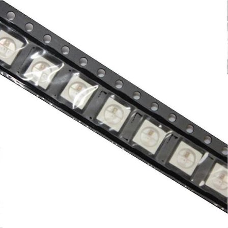 500 stk WS2812B (4-pinners) LED-chip 5050 RGB SMD Hvit Versjon WS2812 Individuelt Adresserbar Digital P
