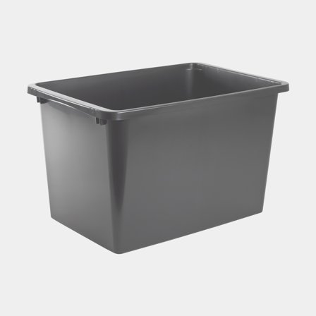 Opbergdoos Nordiska Plast Store It ECO, grijs, 590 x 395 x 360 mm, 60 liter