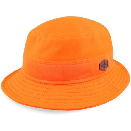 MJM Hats - Orange bucket Hatt - Safety Polyester Orange Bucket @ Hatstore