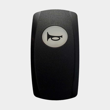 Kap / knop voor schakelaar Carling Technologies Contura V, claxon, zwart