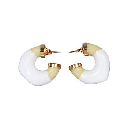Sunnei Earrings Hvid, Dame Øreringe, Størrelse: ONE Size