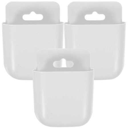 3 pcs Phone Charger Industrial Shelves Metal Toolbox Mobile Phone Plug Holder Storage Shelves Storage Rack