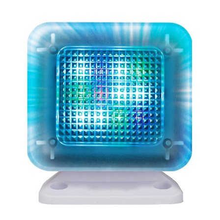 LED-TV-simulator for innbruddvern, hjemme sikkerhet, TV-dummy, falsk TV, automatisk påslåing, hvit