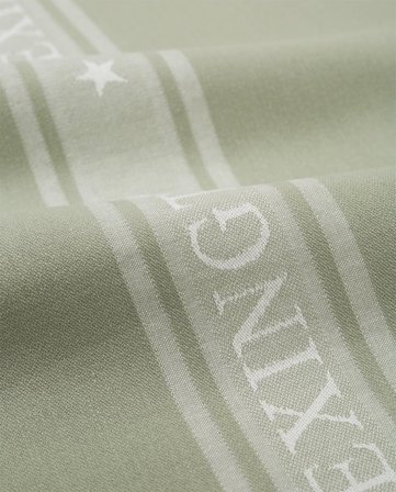 Lexington Icons Kjøkkenhåndkle Jacquard Sagegreen-White 50x70