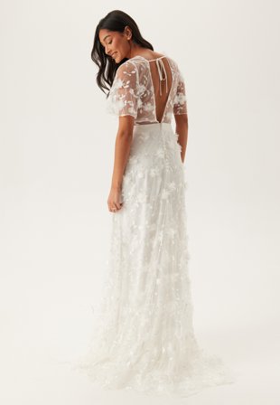 Bubbleroom Occasion - Embroidered Floral Wedding Gown - Kläder