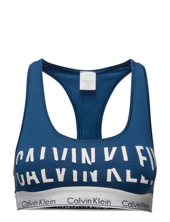 Bralette Lingerie Bras & Tops Soft Bras Tank Top Bras Blå Calvin Klein