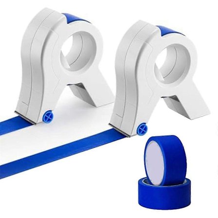 Malertape Dispenser - Afmaskningstape Dispenser - Afmaskningstape Applikator - til Maling - Tape Malere T [db]