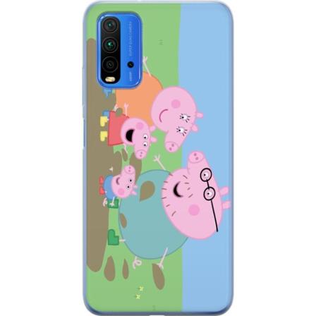 Xiaomi Redmi 9T Cover / Mobilcover - Greta Grå