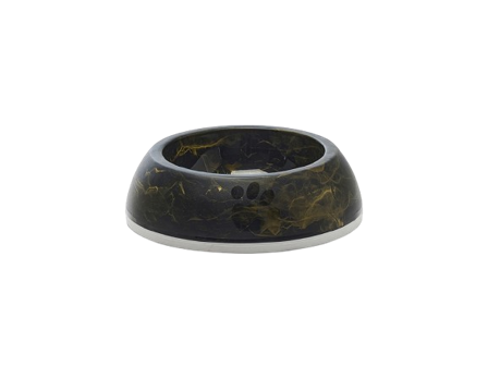Savic - Delice 1 Marmor 0,3 L - Marmor svart gull 16,5x16,5x5 cm - Katt - Matplass og vannfontener for katt - Matskåler og vannskåler - ZOO.no