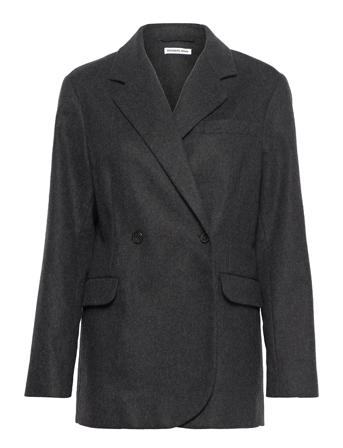 Milano Blazer Coat Outerwear Coats Winter Coats Sort DESIGNERS, REMIX