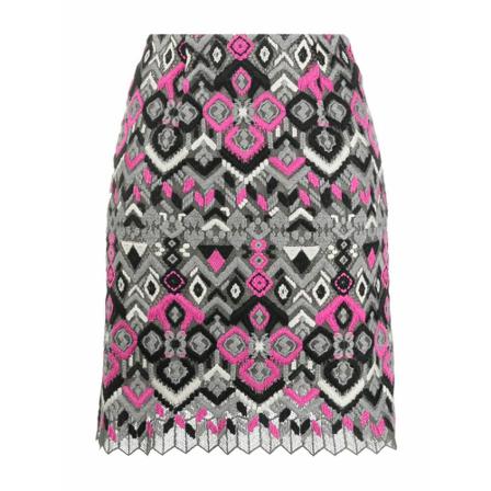 Ermanno Scervino, Mini Skirt Czarny, Kobieta, Rozmiar: M
