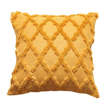 Dekorative pynteputer, myke plysj faux ull putetrekk sett, beige