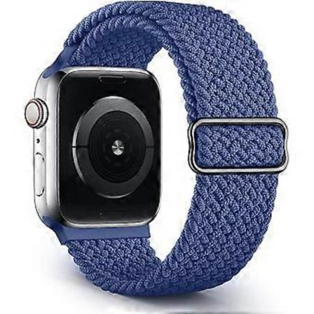 Solo Loop -punottu ranneke yhteensopiva Apple Watch -rannekkeen kanssa 38 mm 40 mm 42 mm 44 mm Elastinen urheiluranneke Vaihto
