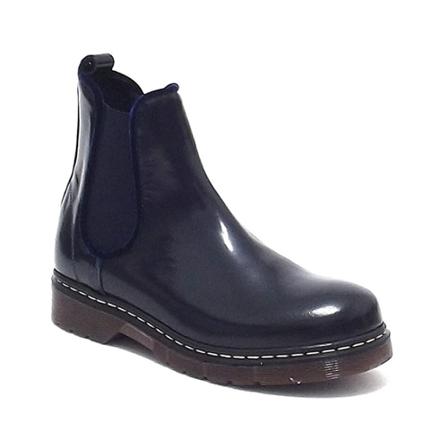 Twinset, Boots Blauw, Dames, Maat:36 EU,leer