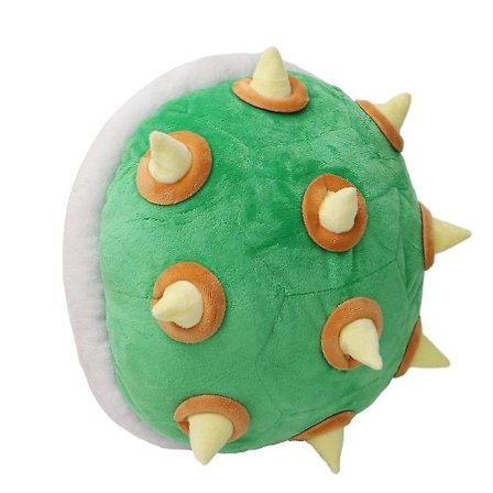 Molya Grøn Bowser Koopa Troopa Rygsæk Skildpaddeskal Gul Pigget Blød Udstoppede Tegneserie Sød Skildpadde Kostume Rygsæk Skildpaddeskal Taske Legetøj 