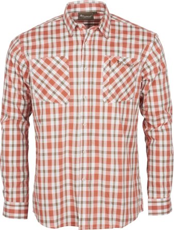 Pinewood Men's Glenn Shirt Men long-sleeved shirts Red XL