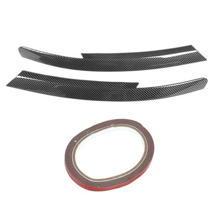 Pari Headlight Eyebrow Trim Vasen ja Oikealle, Suojaava Etuvalojen Luomet, Vaihto Commodore HSV Hiilikuitu Tyylille