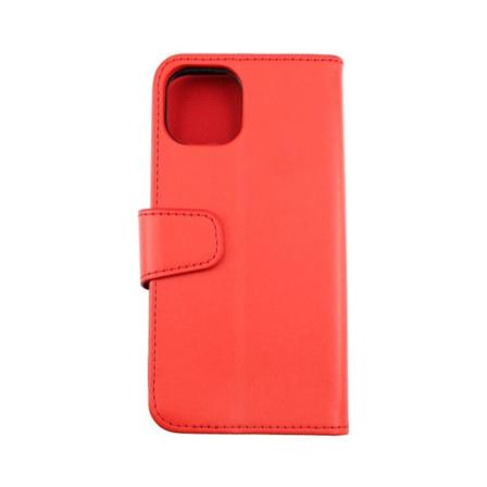 iPhone 13 Pl nboksfodral Extra Kortfack Rvelon - R d Red