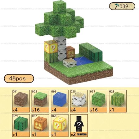 Magnetiske Byggeklodser til Børn 3+ | STEM Montessori Legetøj | DIY Model Magnetiske Kuber T039-48PCS T039-48PCS