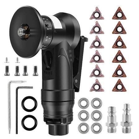 Pneumatisk affasningsværktøj, 45 graders metalafgratnings- og trimningsaffasningsmaskine, affasningsmaskine buekant affasningssæt