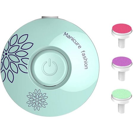 Elektrisk Baby Neglefil, Grøn, Batteridrevet Negleklipper, ZQKLA