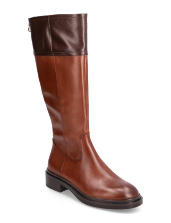 Women Boots Høye Støvletter Brun Tamaris*Betinget Tilbud