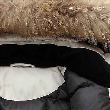 Vinterhette for menn Quiltet dunjakke Casual Tooling Coat qd best black