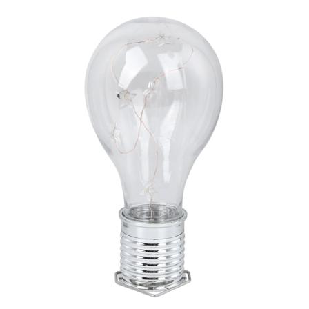 Vanntett 5LED Solcellelys Pære med Klips for Utendørs Hagegård Dekorasjon