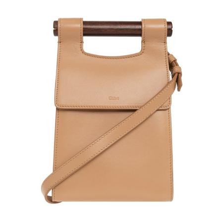 Chloé, Magda Shoulder Bag Beige, Dames, Maat:ONE Size