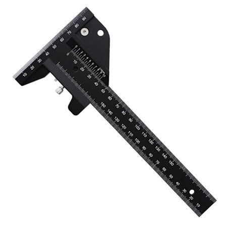 Snickare DIY-verktyg Snickeri Triomphe Trämarkering Linjal Trämarkering Linjal Mät Snickare Markering Verktyg Träbearbetning Skrivande